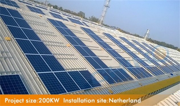荷兰商业铁皮屋顶200KW--晨