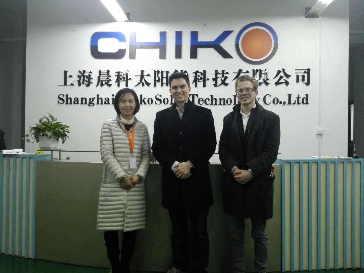 晨科太阳能光伏支架厂商迎来荷兰客户