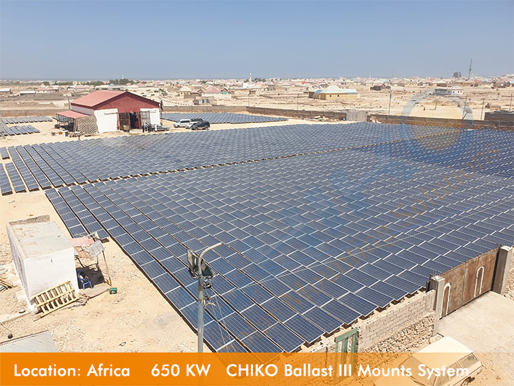 非洲1.15MW-晨科太阳能屋顶光伏支架压载-3应用案例