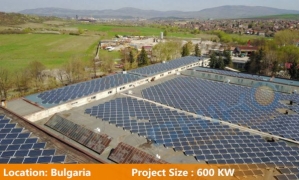 保加利亚600KW地面光伏支架项目