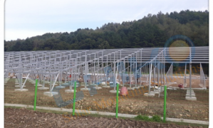 韩国500KW地面项目-晨科T2VC地面光伏支架系统