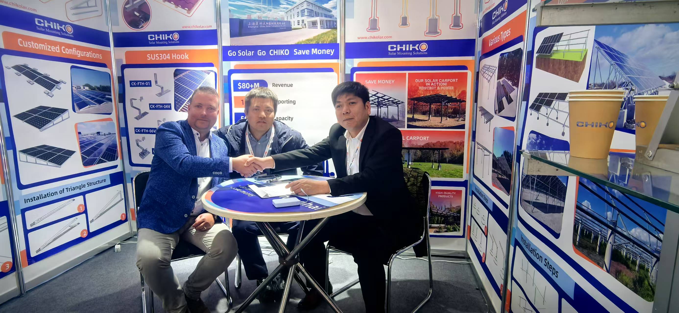晨科太阳能亮相德国The Smarter E展会 展示专业光伏支架解决方案